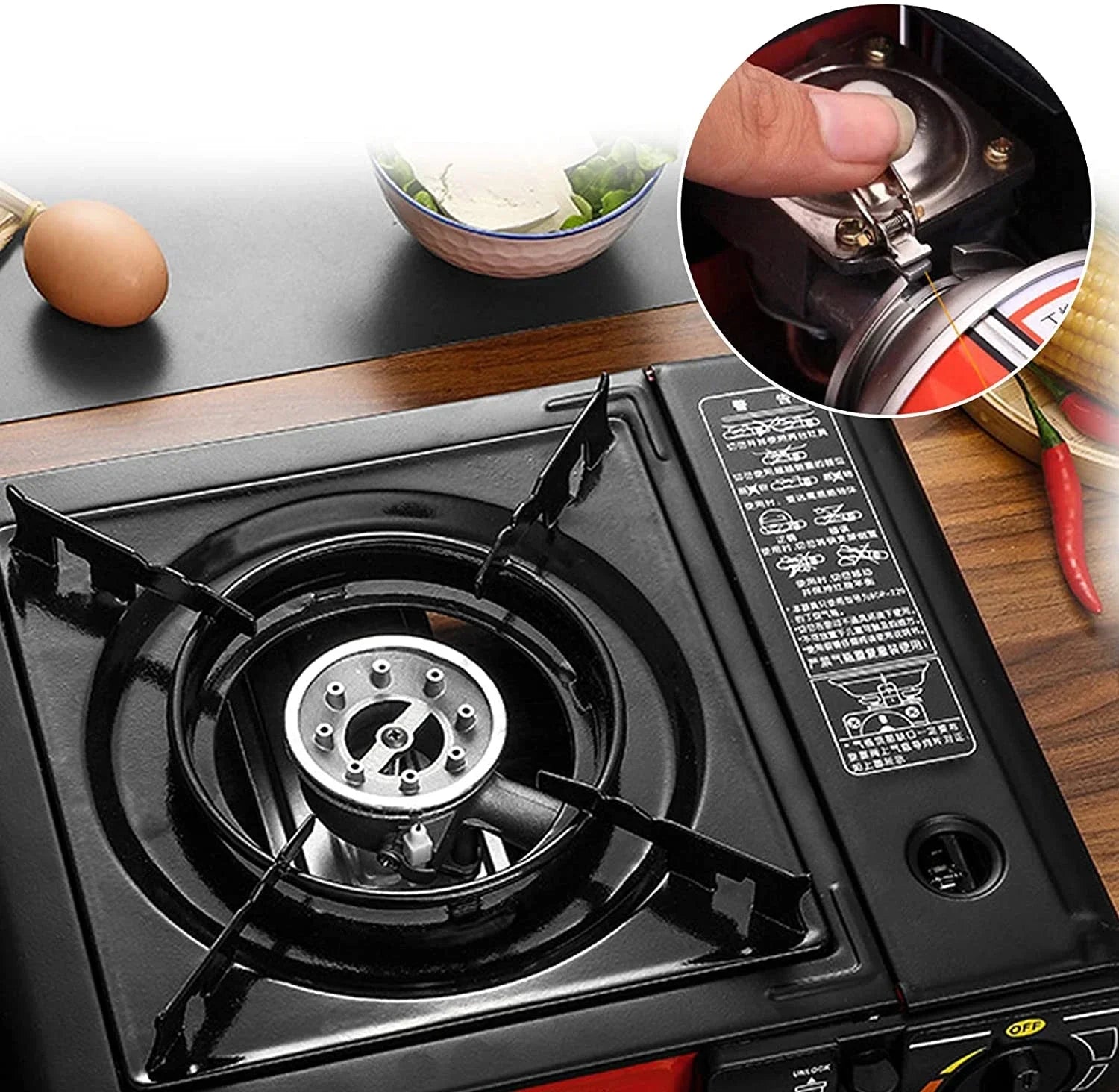 Santira Portable Gas Burner OC-G002 - Tashqila Santira Portable Gas Burner OC-G002 - Tashqila